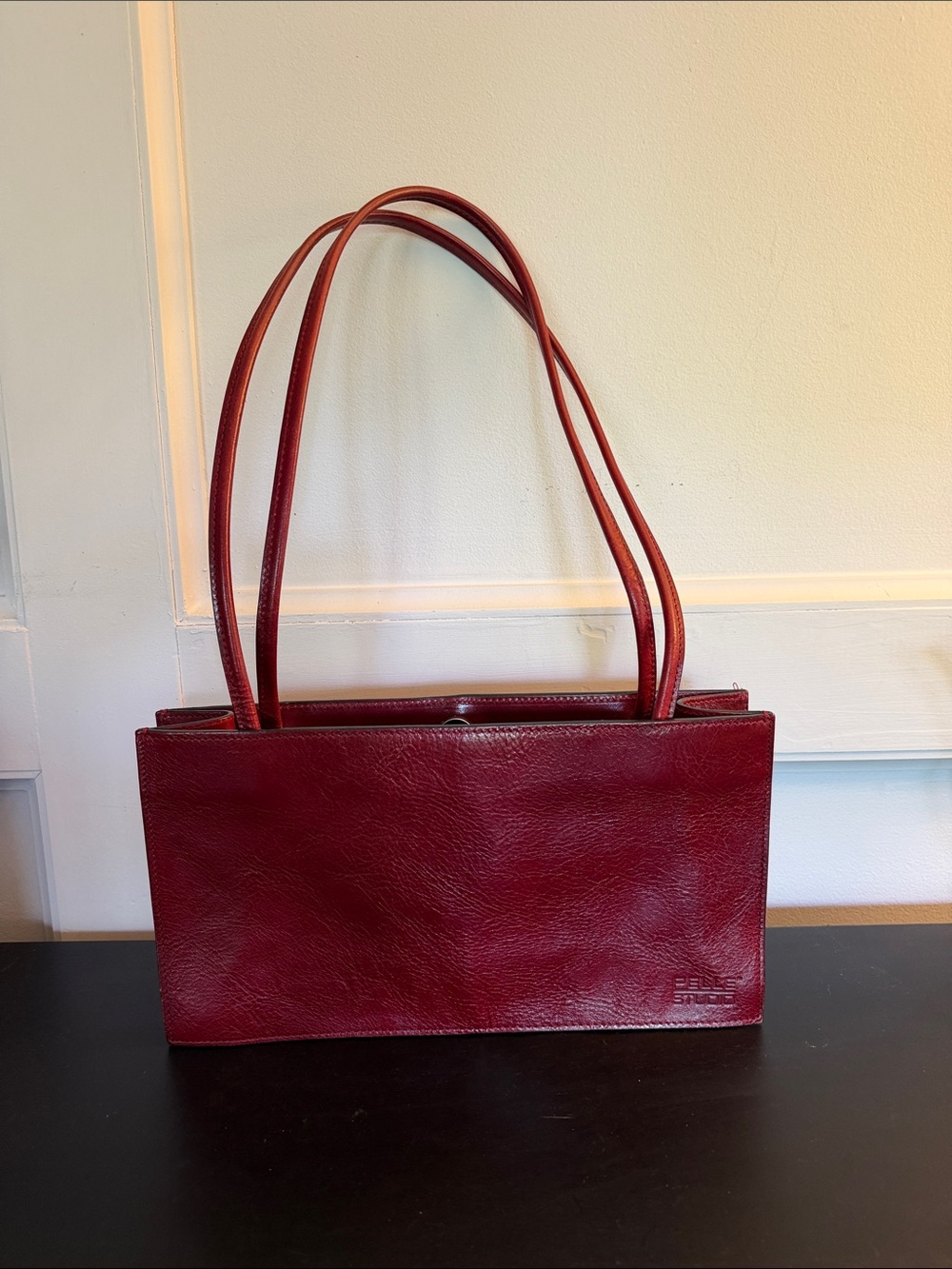 Pelle Studio Vintage Red Leather Shoulder Bag